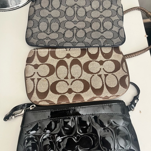 Coach Signature and Patchwork Wristlet Trio - Picture 3 of 3